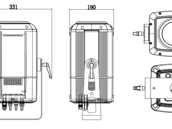 GHSGHSMIZ1000LM Image Video Projector 120W OSRAM LED IP65