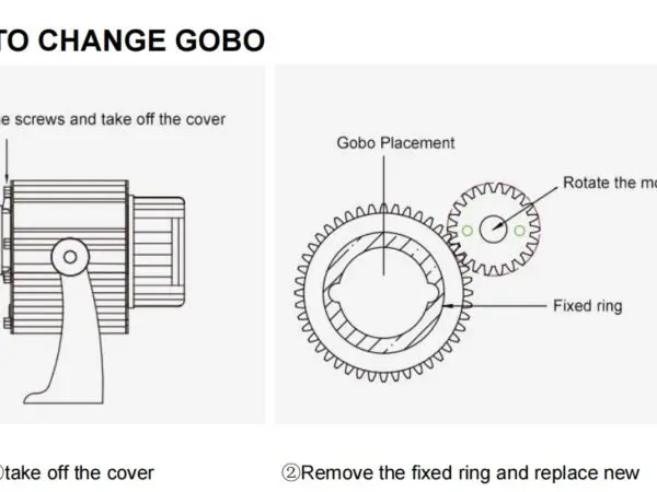 GHSMIZ-W-L Image Gobo Projector LED IP67