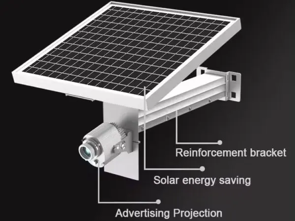 GHSMIZ-SL Solar 40-60Watt Image Gobo Projector LED IP67
