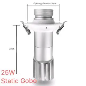 GHSMIZ-W-E Image 15-35Watt Gobo Projector LED IP20 - Image 2