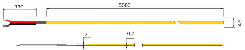 7.2W per metre 24V LED Micro COB Strip Single Colour - Image 2