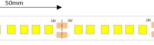 19.2W per Metre 24V Tape Single Colour