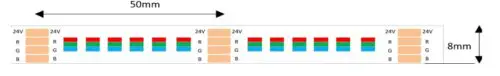 28W per Metre 24V Tape RGB High Power Colour Mix - Image 2