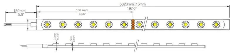 10W per metre 24V Tape RGBW Colour Mix With Lens - Image 2