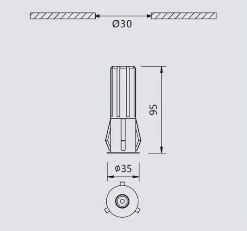 5W Ori Spot Dimmable LED downlight GHSMVC2002G130OP - Image 2