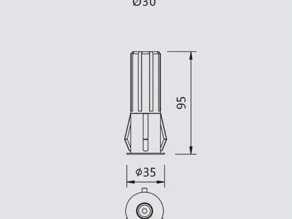 5W Ori Spot Dimmable LED downlight GHSMVC2002G130OP