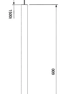 5W Viva400 Dimmable LED Pendent GHSMVT1001B4