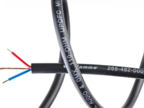 Van Damme Digi-Tour Grade AES MIC DMX cable, black 100M