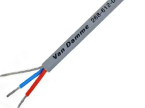 Van Damme Smart Control DMX 1 pair cable grey 100m reel