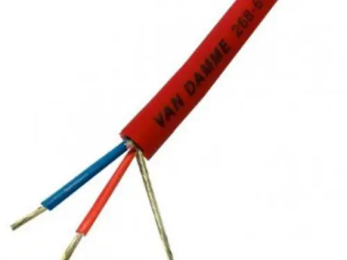 Van Damme Smart Control DMX 1 pair cable red 100m reel