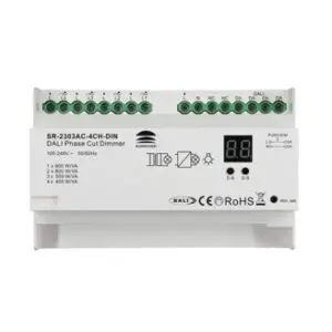 4-Channel DALI Phase Dimmer (SR2303AC4CHDIN)