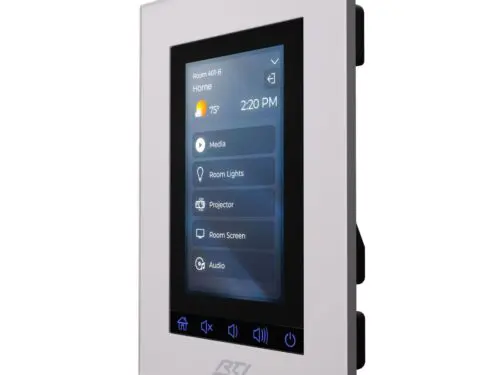 RTI KX4 4" Colour Touch Screen In-Wall Universal System Controller