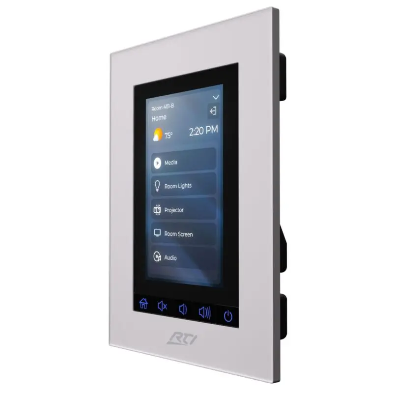 RTI Control KX4 4" Colour Touch Screen In-Wall Universal System Controller - Image 2