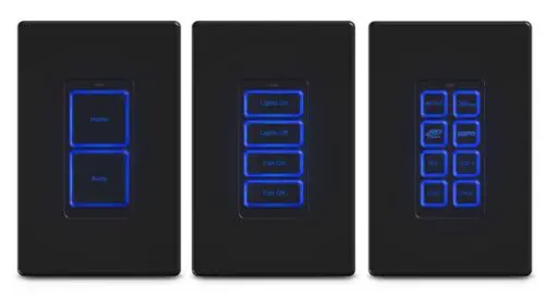 RTI Control KP 2/4/8 Button In-Wall PoE Keypad Controller - Image 3