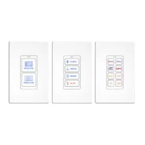 RTI Control KP 2/4/8 Button In-Wall PoE Keypad Controller