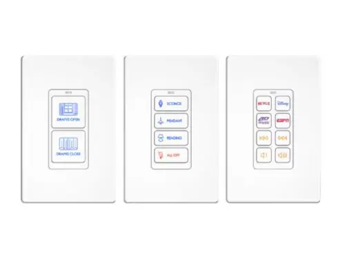 RTI KP 2/4/8 Button In-Wall PoE Keypad Controller