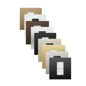 LUTRON RadioRA 3 Single Column Vierti Faceplate With Various Finishes