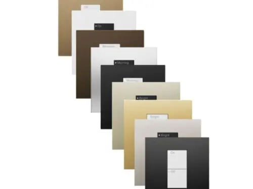 LUTRON RadioRA 3 Single Column Vierti Faceplate With Various Finishes