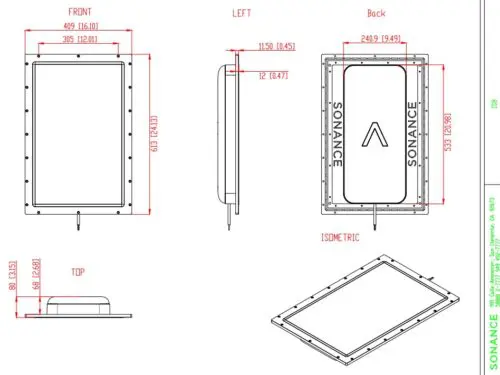 Sonance IS8 Two Way Invisible Speaker: EACH