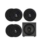 Sonance K1 In-Ceiling Cinema Bundle With VX66Rs Round Speakers and S10i Active Subwoofer: SET