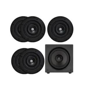 Sonance K1 In-Ceiling Cinema Bundle With VX66Rs Round Speakers and S10i Active Subwoofer: SET