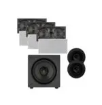 Sonance K3 In-Wall Cinema Bundle With VX66 LCRs and VX66R Round Speakers and S10i Active Subwoofer: SET