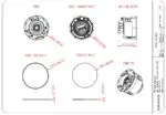 Sonance Visual Experience VX46R 4.5" Pivoting Two-Way Round Speaker (Pair) - Image 2