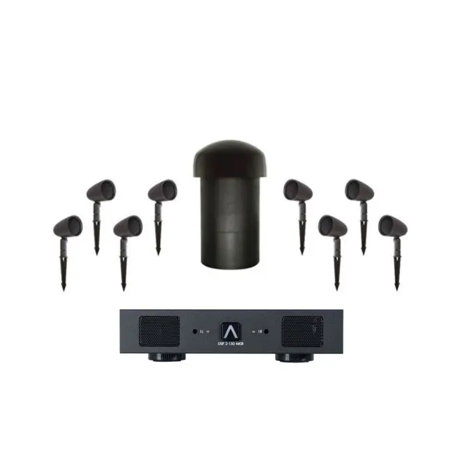 GHS-special-Projects-sonance-garden-spike-speaker-bundle-2.jpg Sonance Garden 8.1 System With DSP 2-150 MKIII Amplifier With Ground Stakes: SET - Image 1