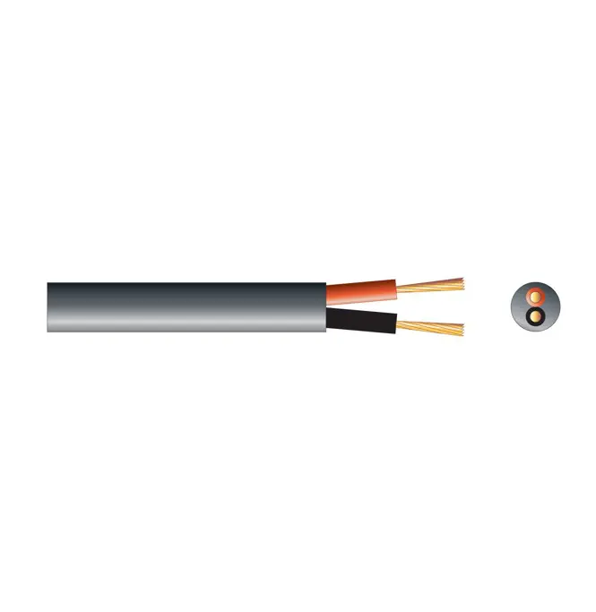 GHS Special Projects Mercury Heavy Duty Double Insulated 100V Line Speaker Cable 801.818UK Mercury Heavy Duty Double Insulated 100V Line Speaker Cable 2 x 1.15mm² Black – 25m - Image 1