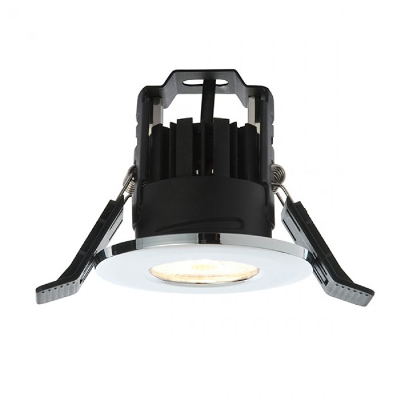 Shieldled 600 Fire Rated Down Light 8w Ip65 Ghs Special Projects Shieldled 600 Fire Rated Down Light 52009 Chrome 8w Warm White
