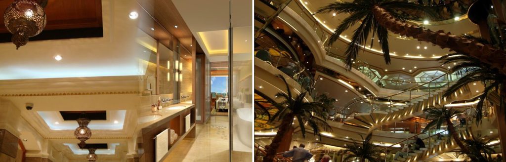 Hotel Lighting Solutions in a Large Scale Atrium