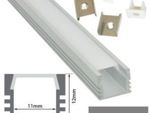 PC01 - 2M Aluminium Channel Profile For LED Ribbon/Tape