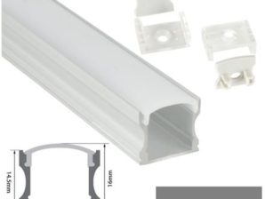 PC06 - 2M Aluminium Channel Profile For LED Ribbon/Tape