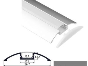 PC08 - 2M Aluminium Channel Profile For LED Ribbon/Tape