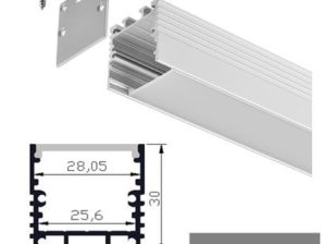 PC11 - 2M Aluminium Channel Profile For LED Ribbon/Tape