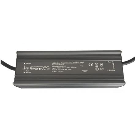 12V 100W / Mains Triac Dimmable Ecopac ELED-100-12T Constant Voltage LED Driver