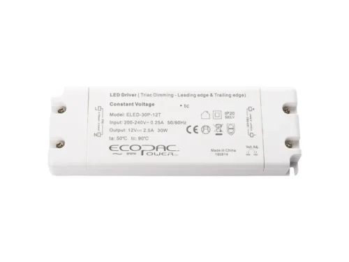Ecopac ELED-30P-T 30W TRIAC-Dimmable Constant Voltage LED Drivers