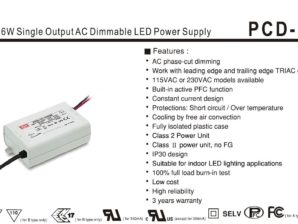 MEANWELL PCD-16 Dimmable